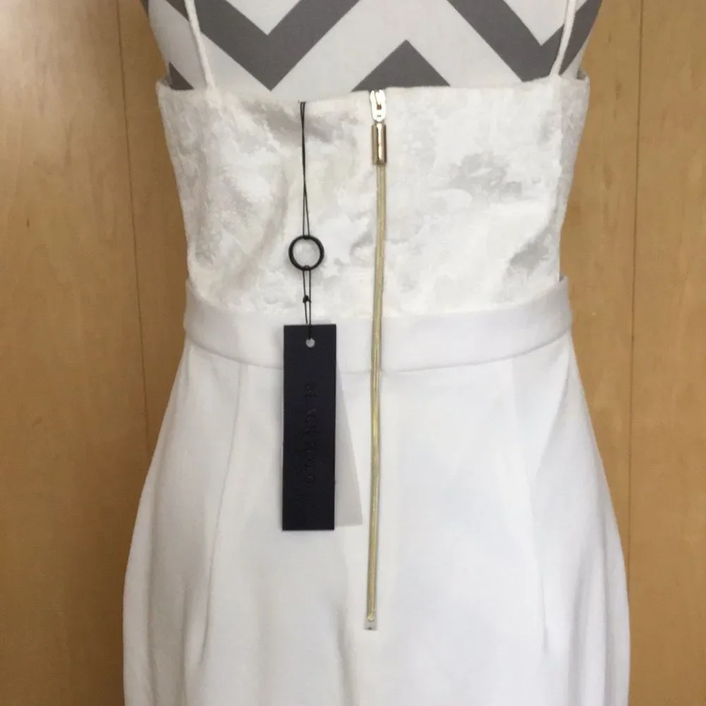 Black Halo Aubrey Embroidered Sheath Dress - Picture 3 of 7